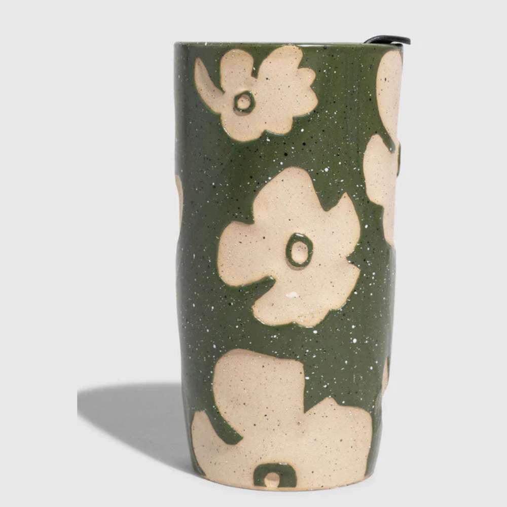 Insulated Ceramic Travel Mug-Mineral Mug