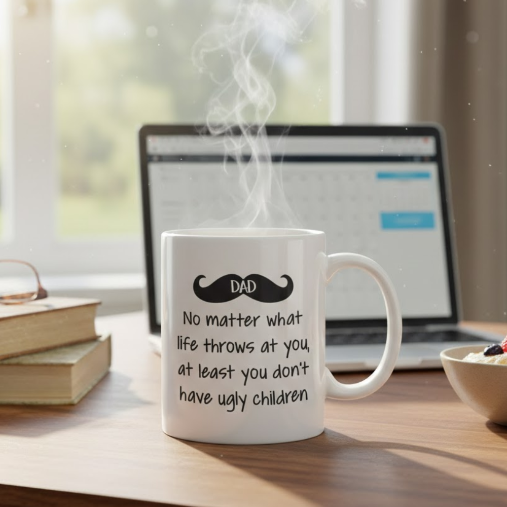 Ceramic Best Dad Ever Coffee Mug Novelty Drinkware