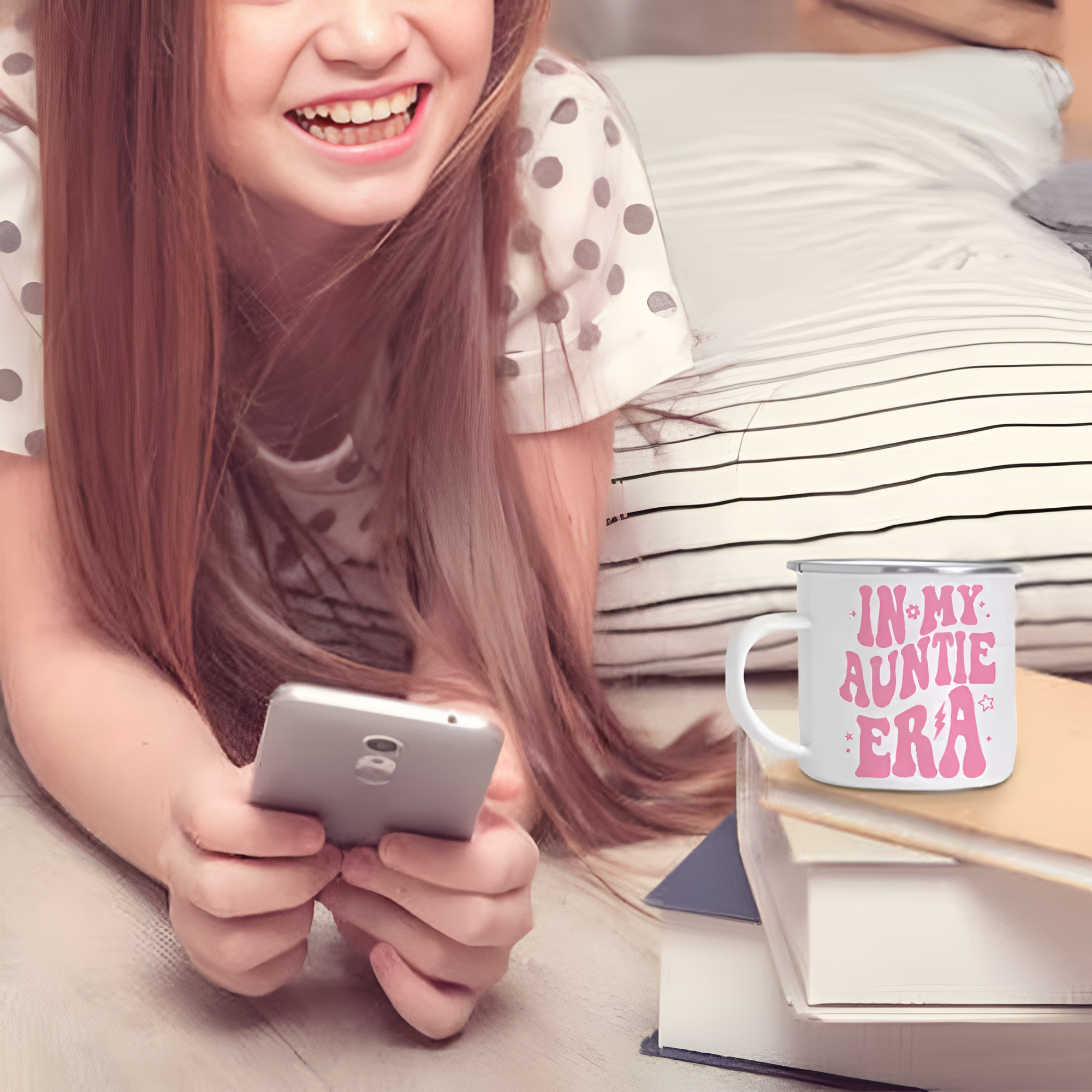 In My Auntie Era Enamel 11oz Coffee Mug