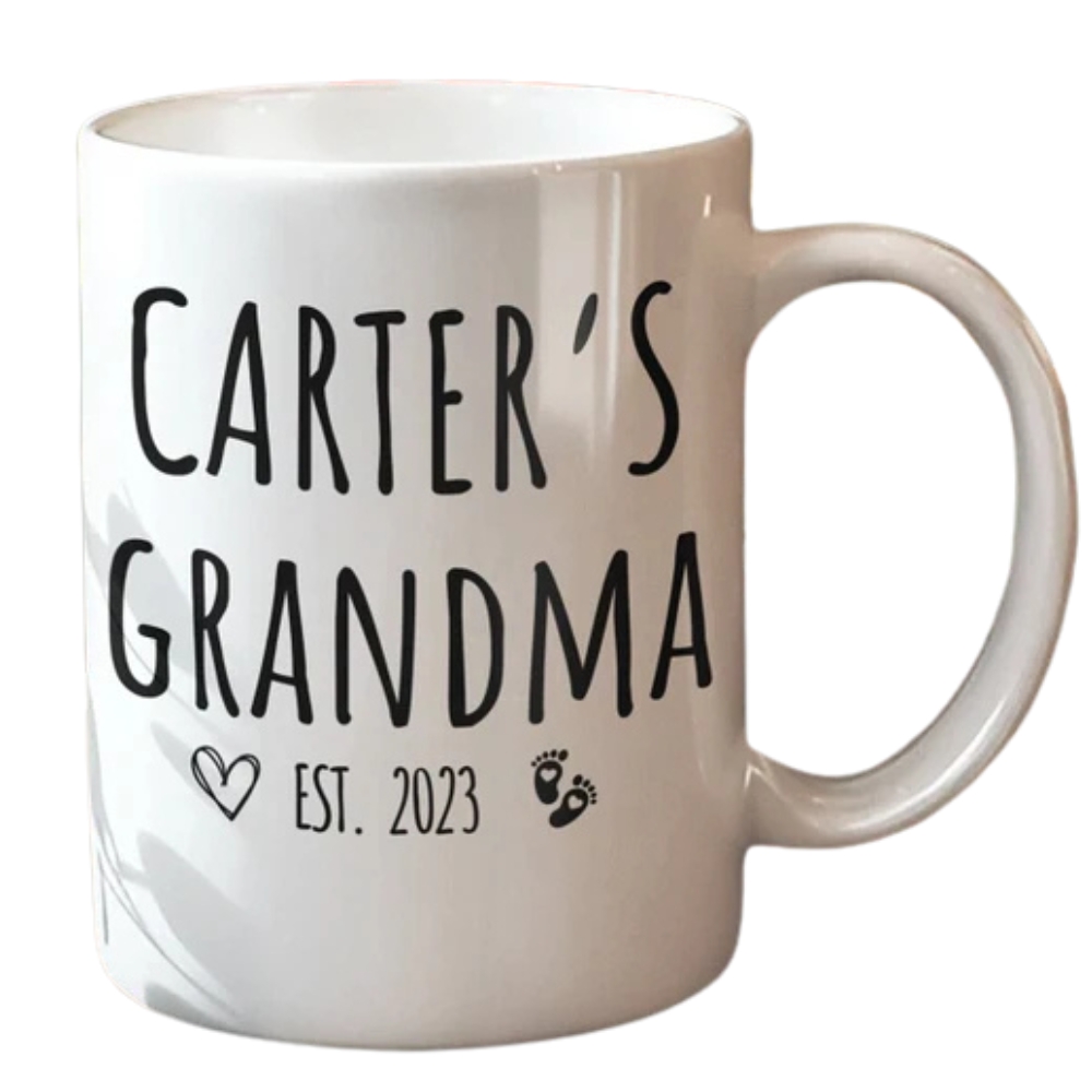 Custom Grandma Mug, Name Mug, Grandma Gifts, Mug