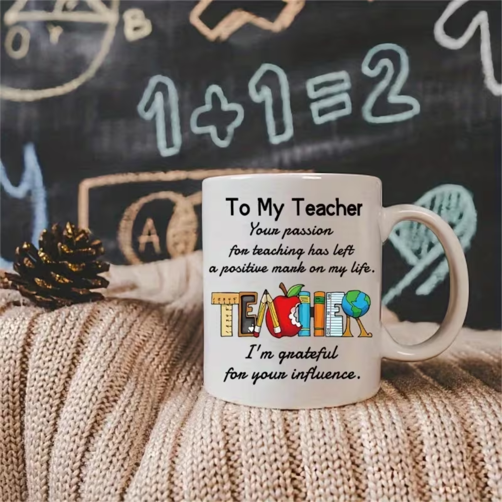Ceramic Teacher Appreciation Coffee Mug 