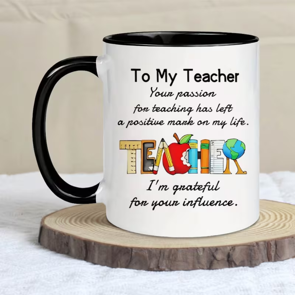 Ceramic Teacher Appreciation Coffee Mug