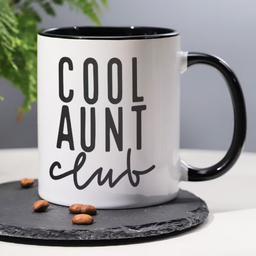 11 oz Ceramic Cool Aunts Club Coffee Mug Aunt Drinkware