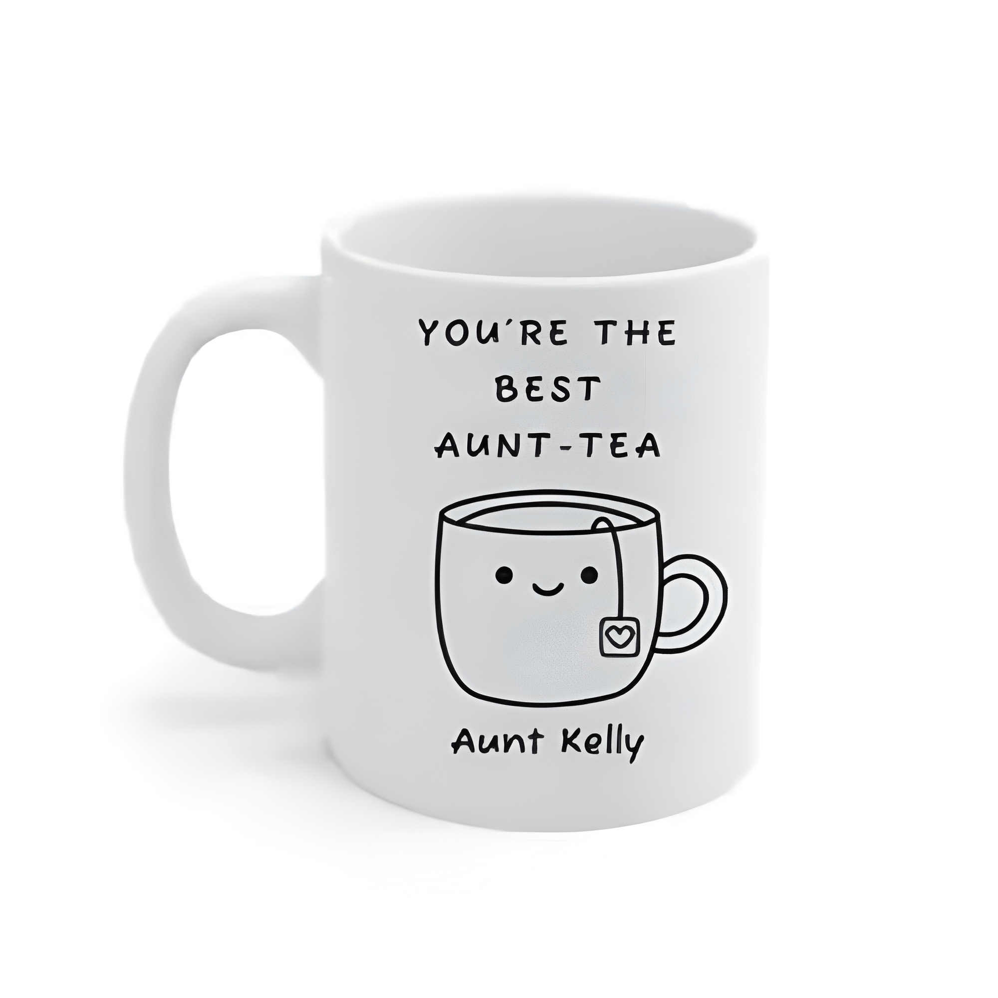 Personalized Aunt Mug With Double Sided Print