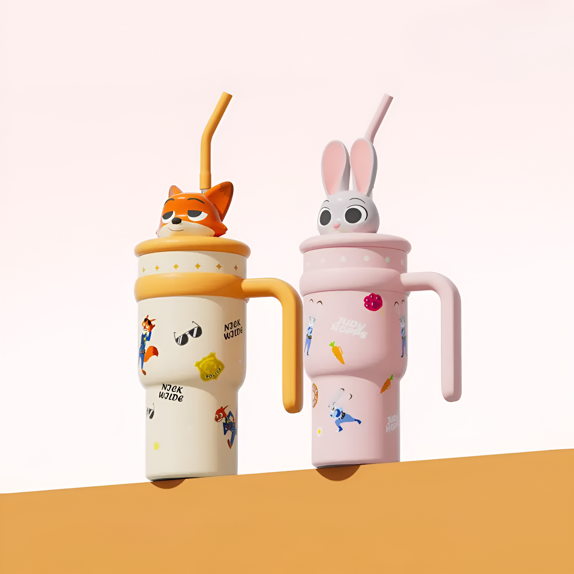 Cartoon Character Insulated Tumbler 700ml Wide Mouth Cup