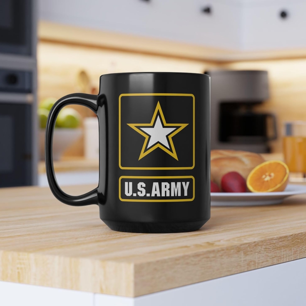U.S. Army Coffee Mug (Black, 11oz)