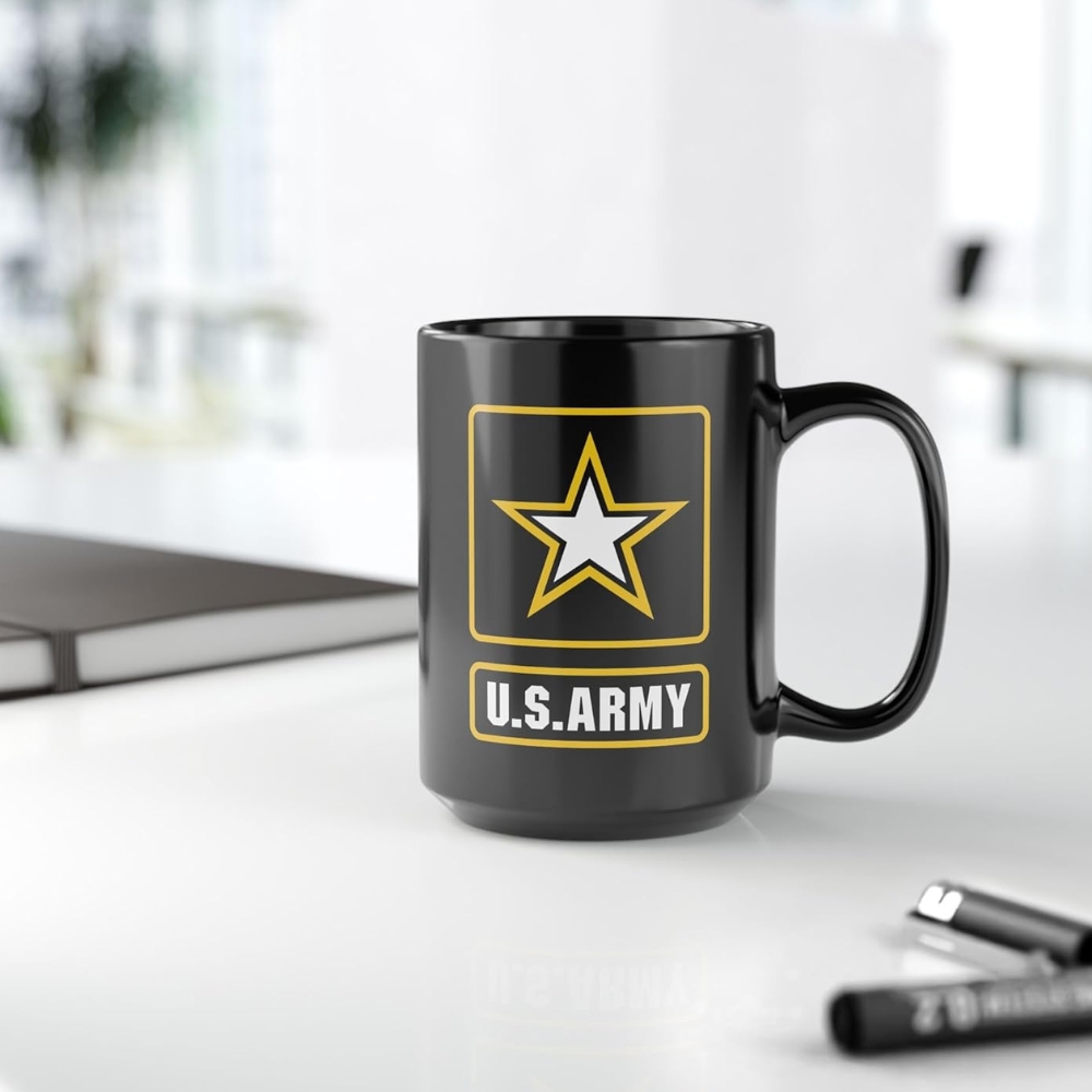 U.S. Army Coffee Mug (Black, 11oz)
