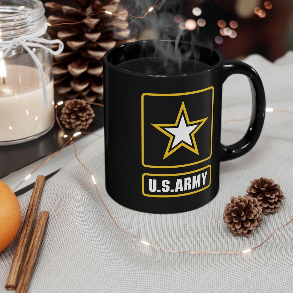 U.S. Army Coffee Mug (Black, 11oz)