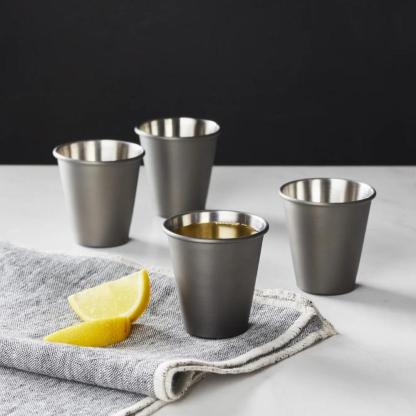 Gunmetal Stainless Steel Glasses-Mineral Mug
