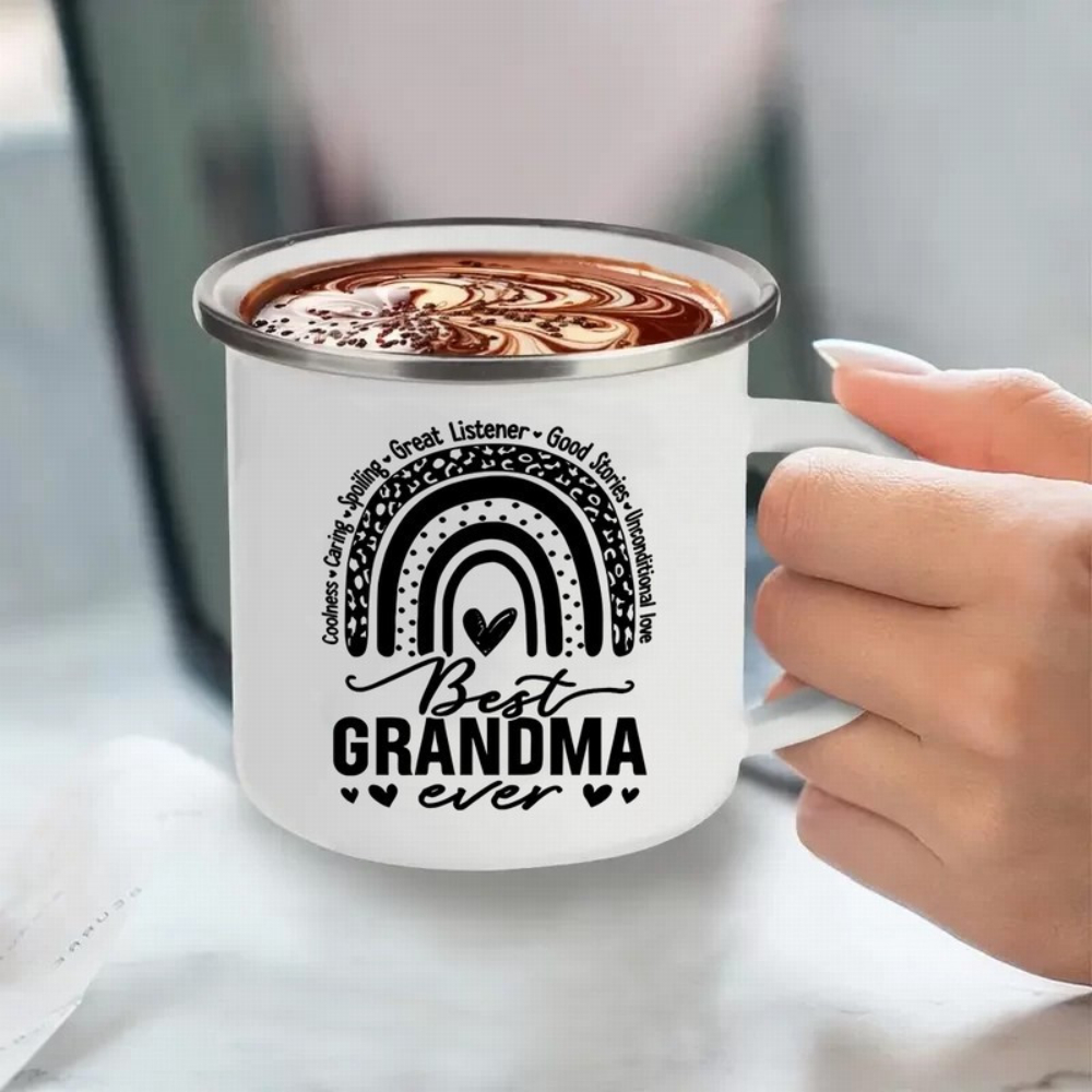 Grandma'S Enamel Mug 