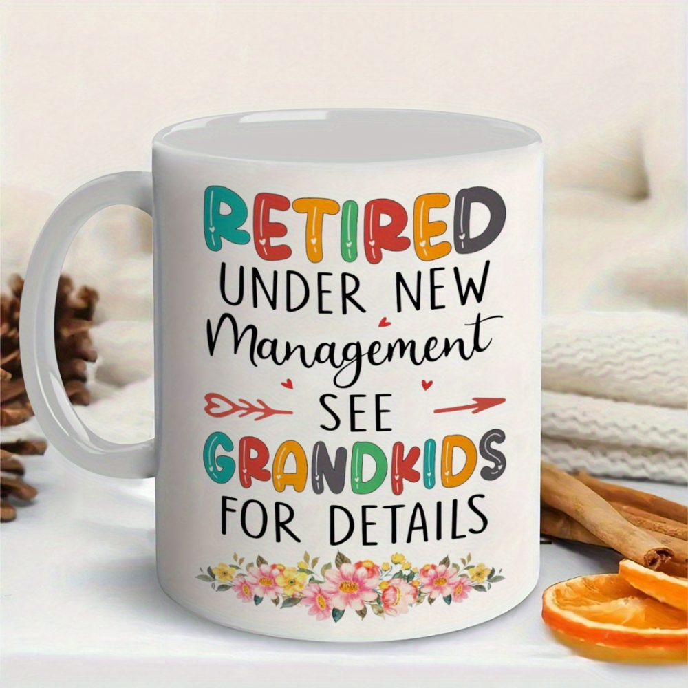 Under New Management - See Grandkids for Details" - Generational Humor Gift for Grandma & Grandpa