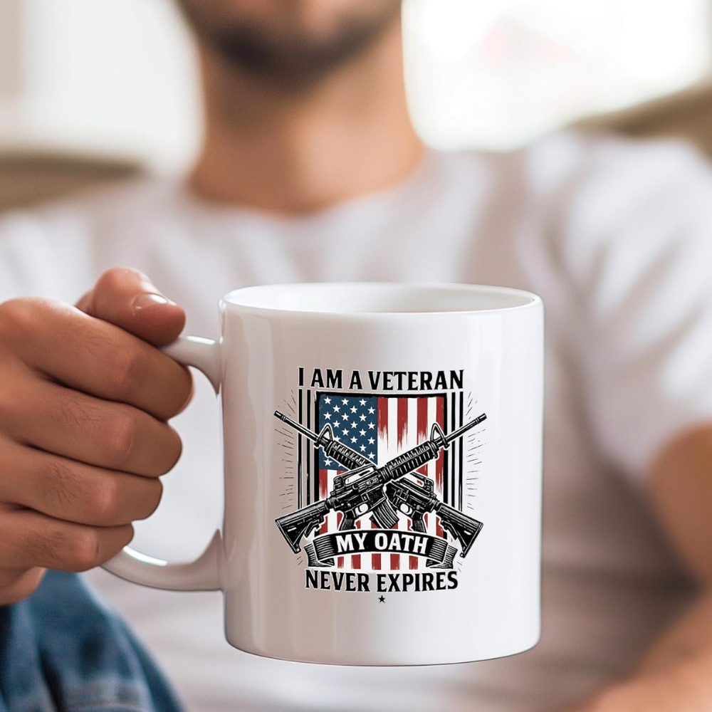 I Am A Veteran My Oath Never Expires Veteran Gifts Patriotic American Flag