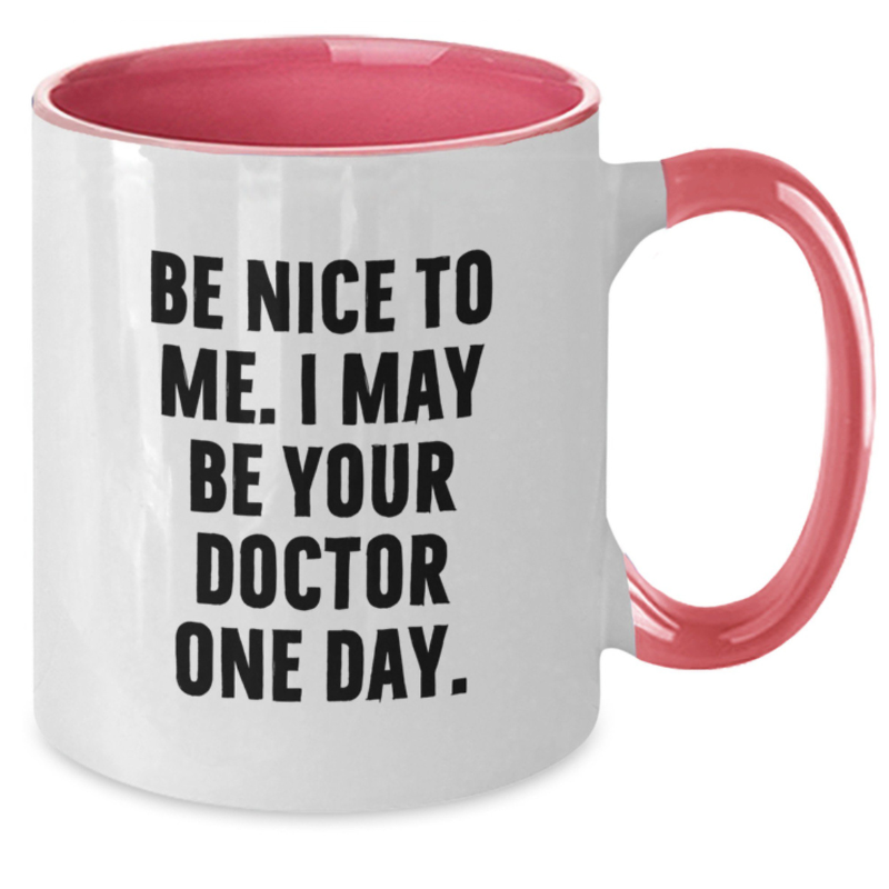 Funny Doctor Gifts from Friends To Doctor Graduation Unique Two Tone Coffee Mugs