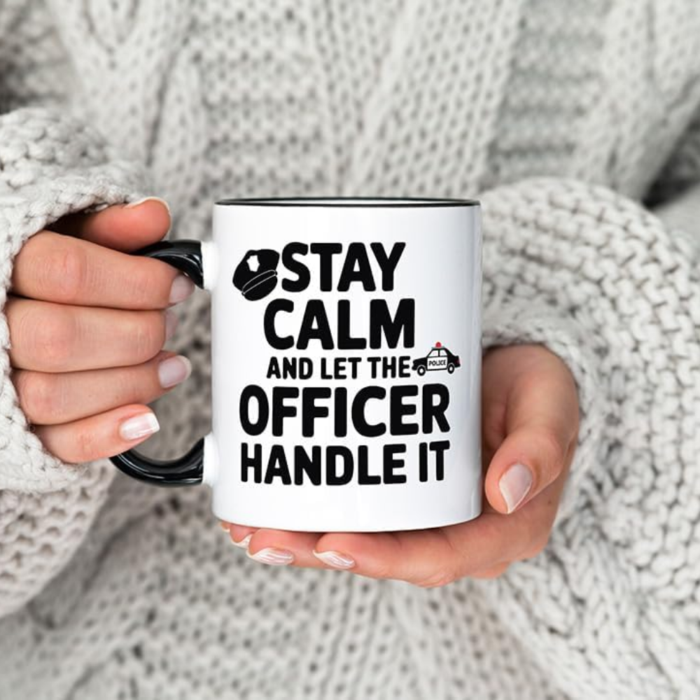 11 oz Ceramic Funny Police Officer Coffee Mug Law Enforcement Drinkware