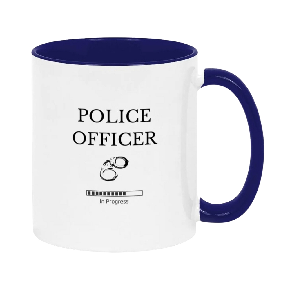 Police Officer Mug, Funny Future Police Officer Gift, Police Officer In Progress Mug
