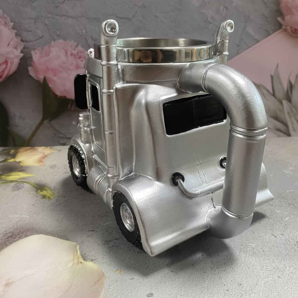 Truck Shaped Resin Coffee Mug for Home Decor