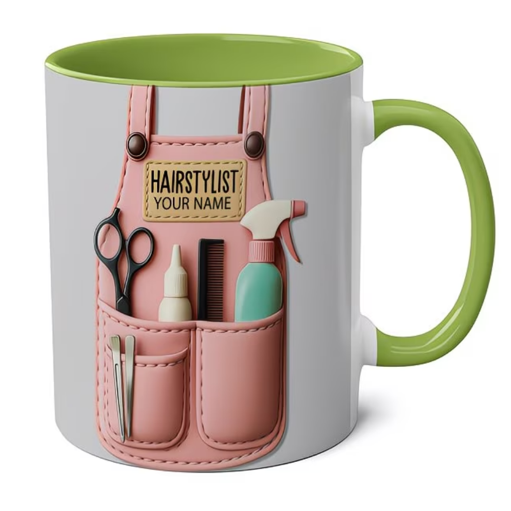 Gift Suggestions for Hairstylists, Personalized Barber Ceramic Mug, a Token of Appreciation for Salon Owners, a Thank You Gift for Stylists, And a Retirement Present