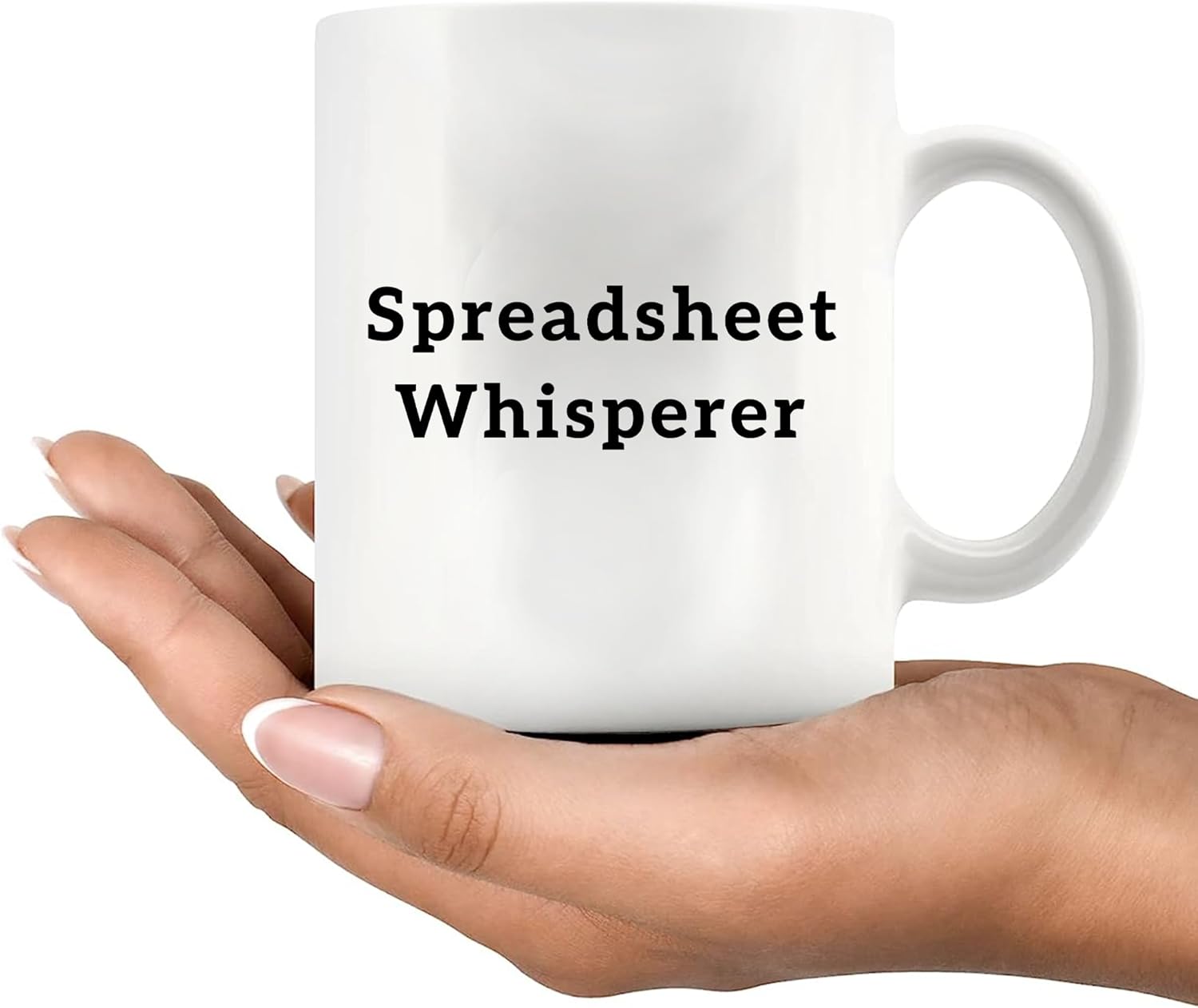 Funny Spreadsheet Whisperer Coffee Mug Accounting Bookkeeper Gift