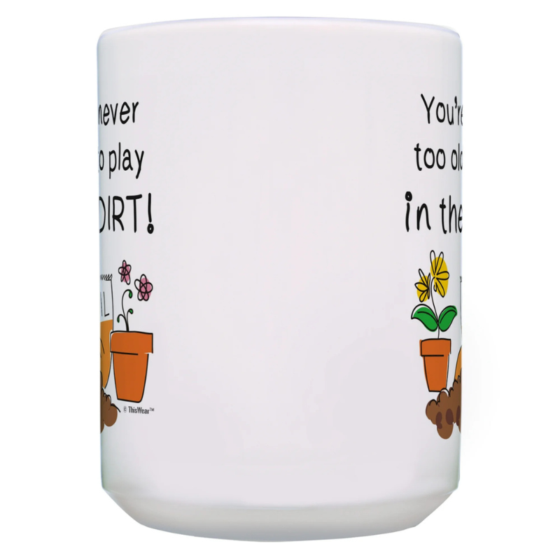 Adults Garden Themed Gifts 2 Pack 15oz Coffee Mugs