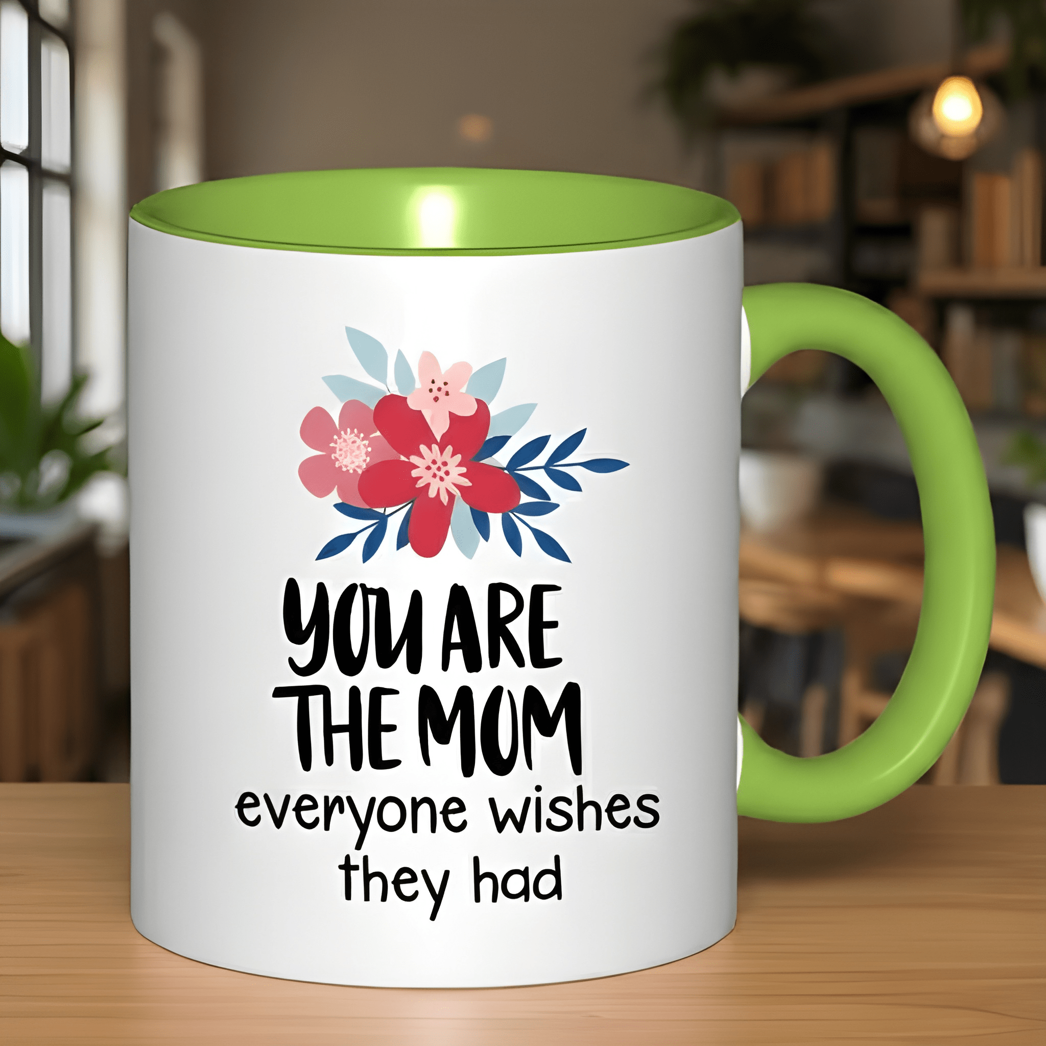 Ceramic Coffee Mug With Floral You Are The Mum Design Mothers Day Gift