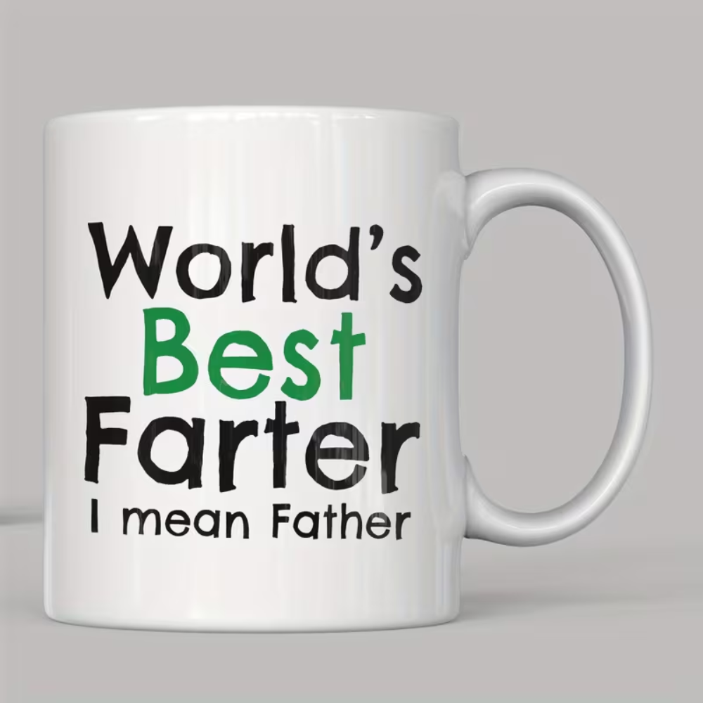 Ceramic Funny Coffee Mug for Dad Humorous Themed Drinkware 1pc