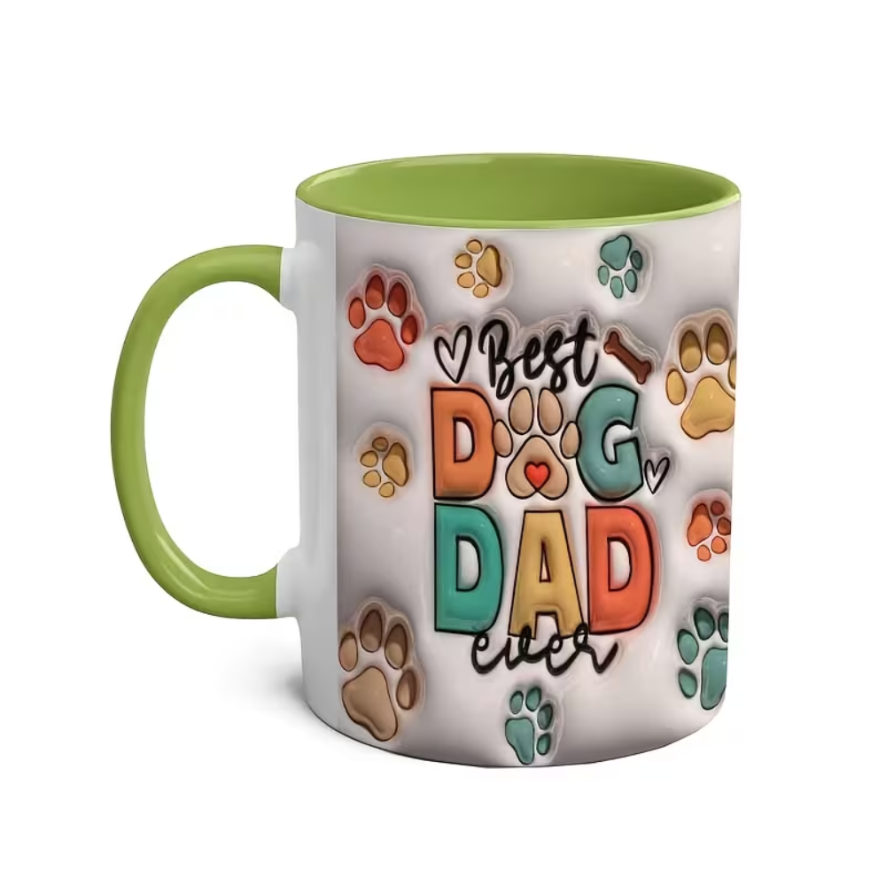 Dog Father Ceramic Coffee Mug for Dad Drinkware 1pc