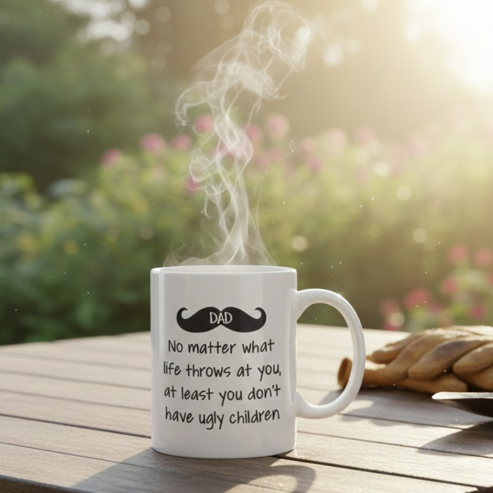 Ceramic Best Dad Ever Coffee Mug Novelty Drinkware