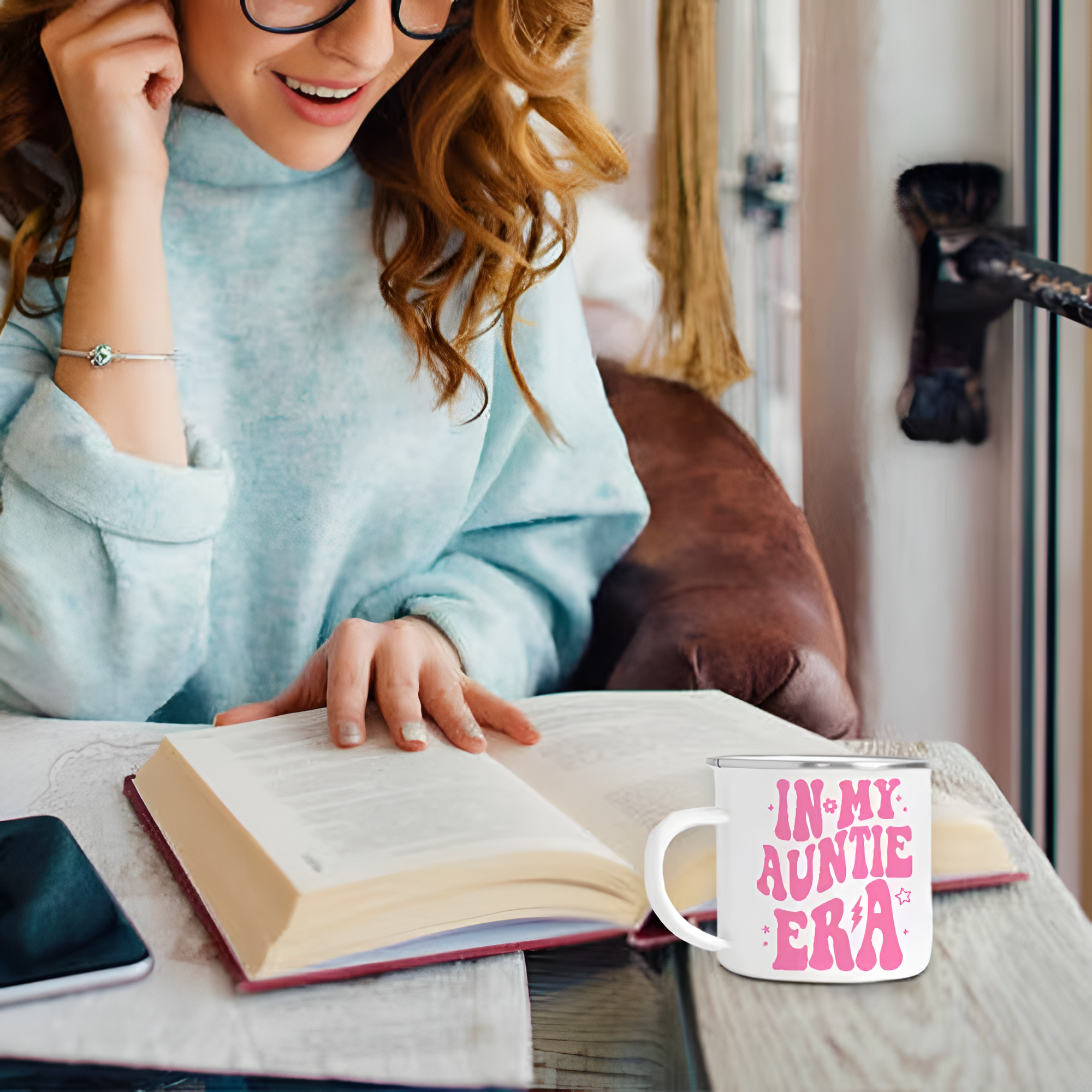In My Auntie Era Enamel 11oz Coffee Mug