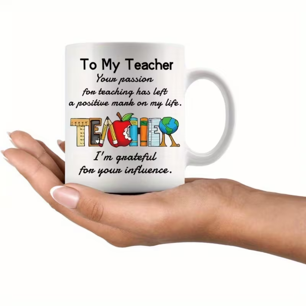 Ceramic Teacher Appreciation Coffee Mug 