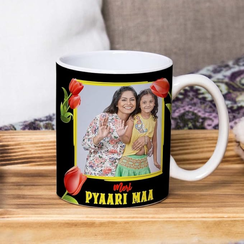 Mothers Day Forever Together Mug With Customized Mother Daughter Picture-Mineral Mug