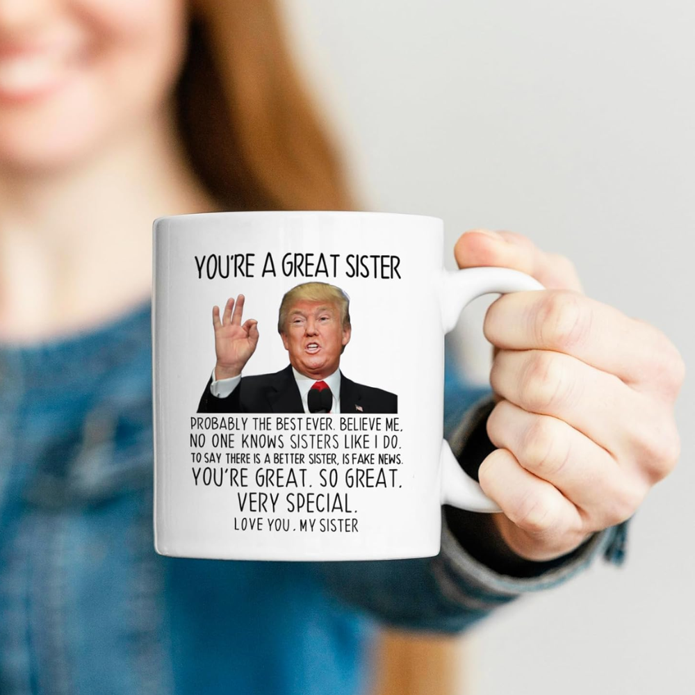 Aurahouse You're A Great Sister Mug, Funny Sister Gifts from Sister Brother, Sister Birthday Gifts, Christmas Gifts, Mothers Day Gifts for Sister-in-law, Soul Sister 11 Oz Cup