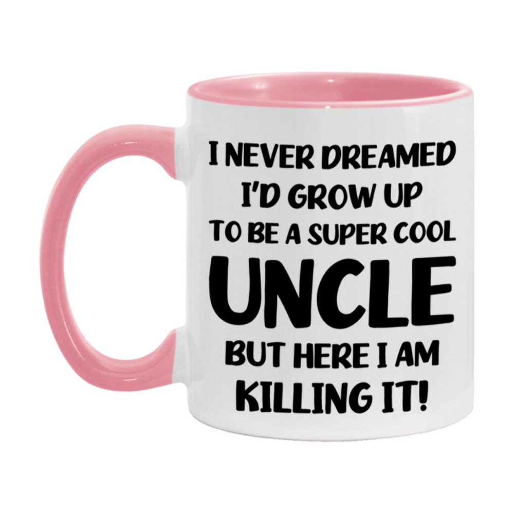 Ceramic Super Cool Uncle Coffee Mug Funny Quote Drinkware