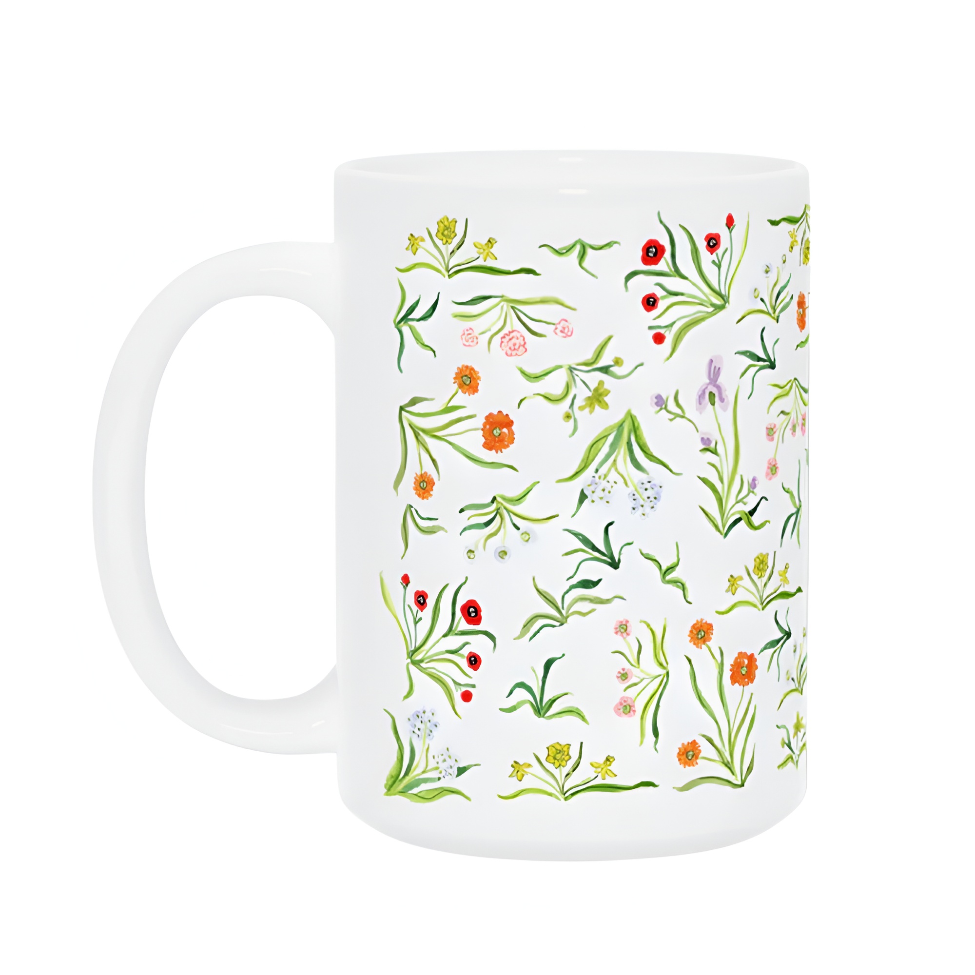 Teacher Floral Mug - 15Oz