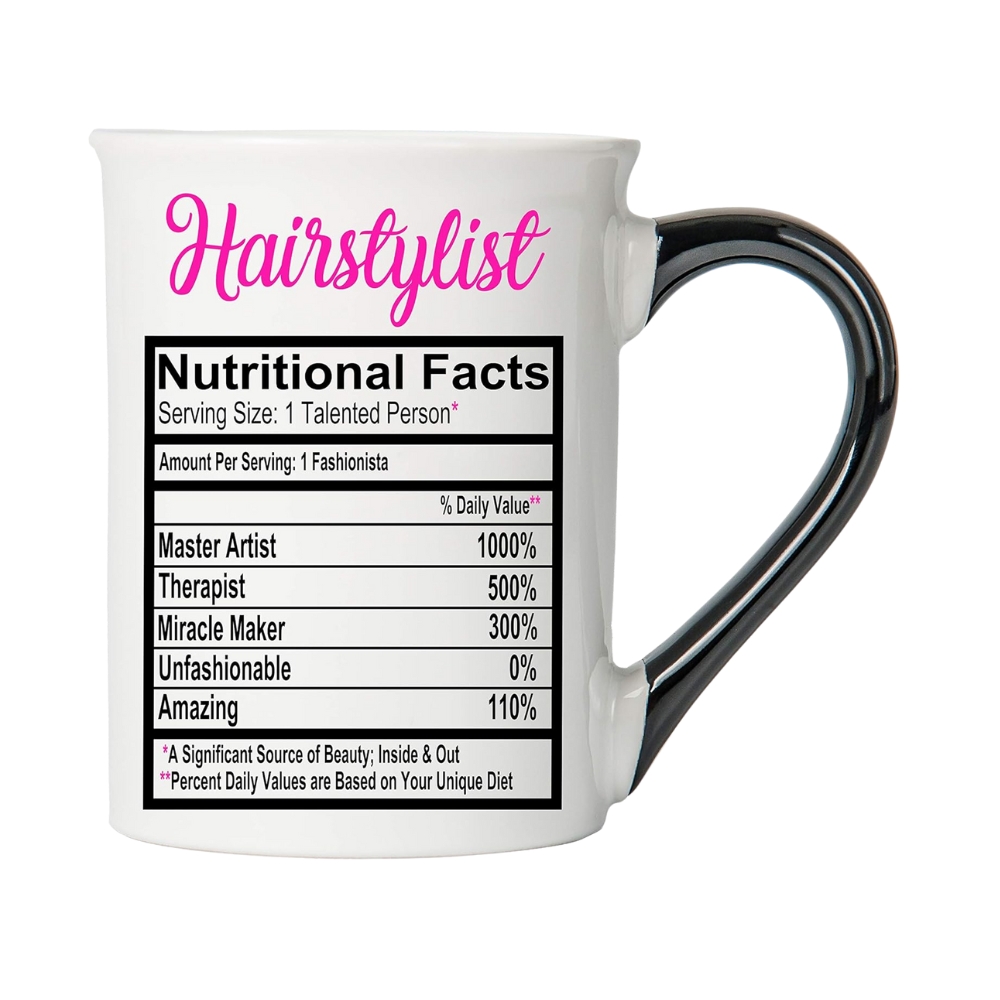 Cottage Creek Hairstylist Mug, 16 oz, Ceramic, Microwave Safe, Great for Home