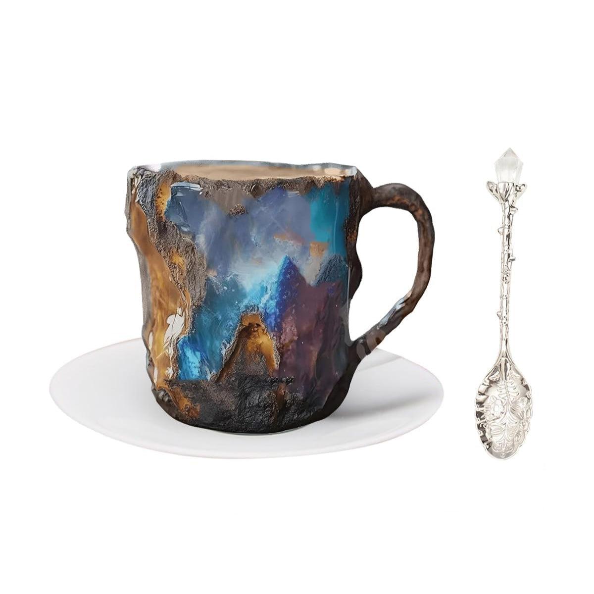 Geode Crystal Resin Mug-Mineral Mug