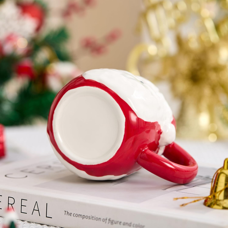 12oz Santa Themed Christmas Mugs