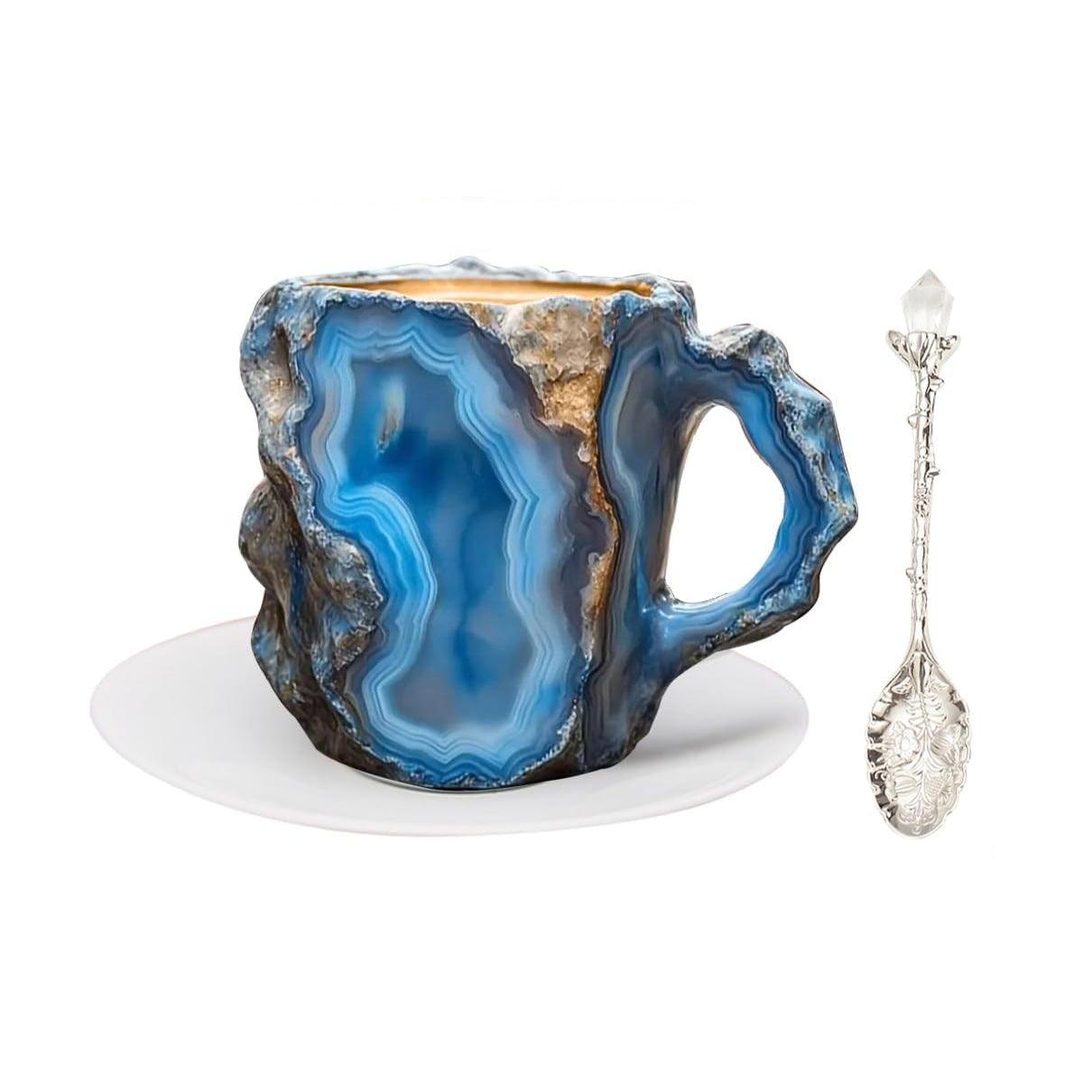 Geode Crystal Resin Mug-Mineral Mug