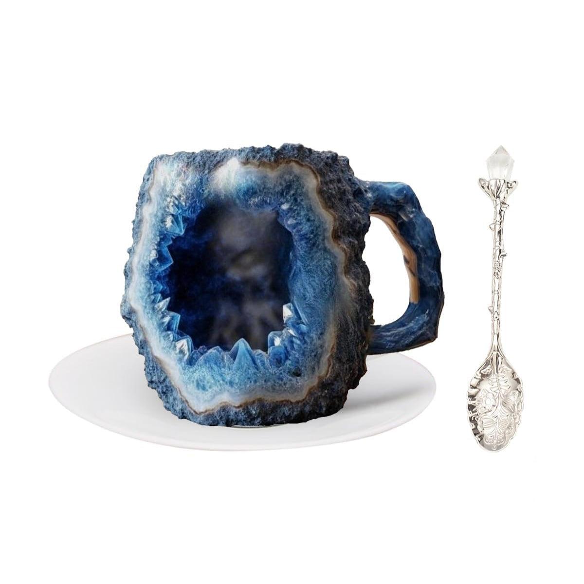 Geode Crystal Resin Mug-Mineral Mug