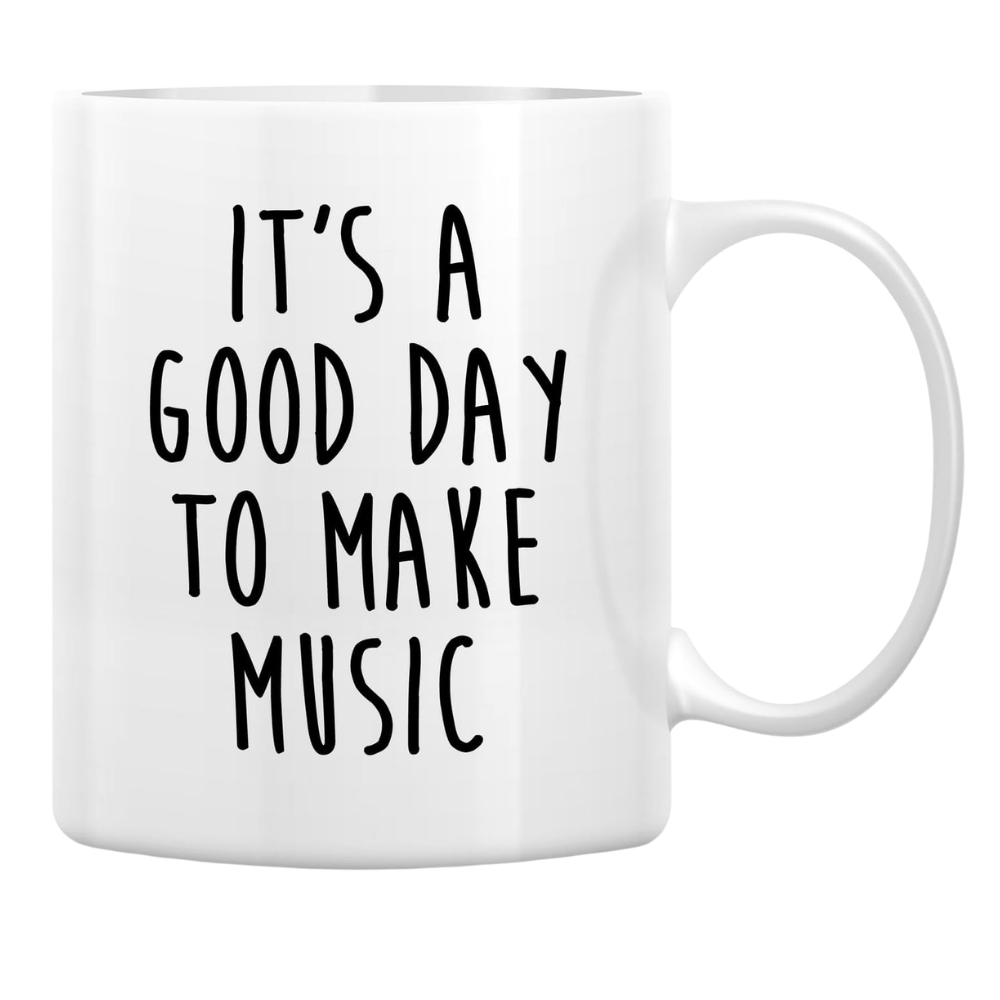 Ceramic Mug - Make Music - 11 Oz Coffee Cup for Music Lovers - Birthday, Holidays Gift