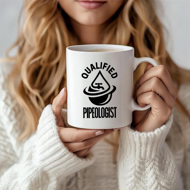 1pc 11oz Ceramic Mug Coffee Mug High Quality Gift For Plumbers