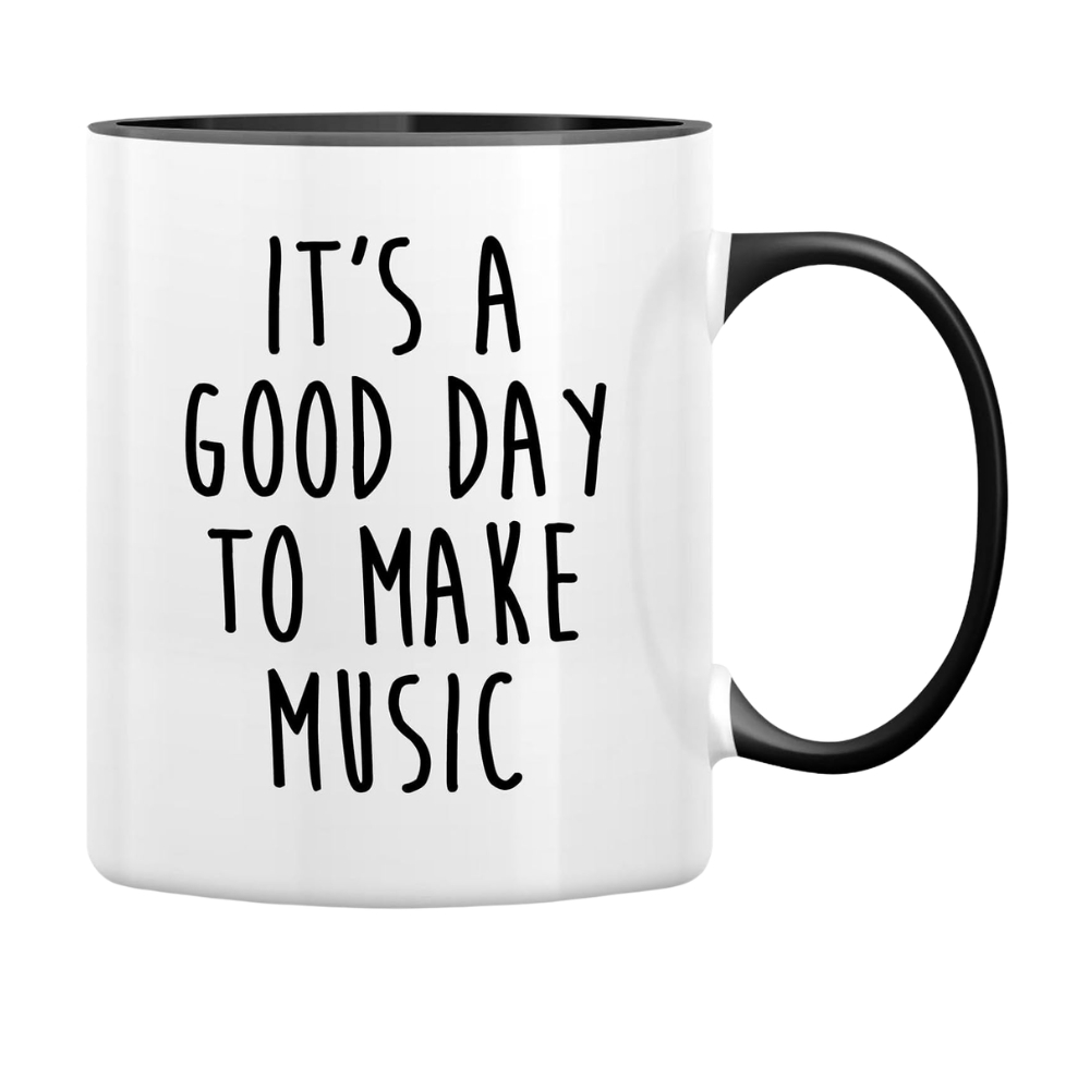 Ceramic Mug - Make Music - 11 Oz Coffee Cup for Music Lovers - Birthday, Holidays Gift