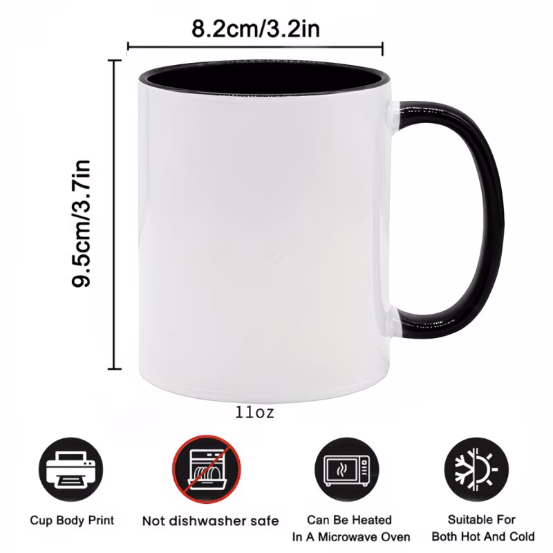 1pc 11oz truck themed ceramic mug with black handle vibrant semi truck design durable ceramic coffee cup for office home or gifts birthday valentines day easter hand wash only gift coffee cup truckthemed handle mug coffee mug 2