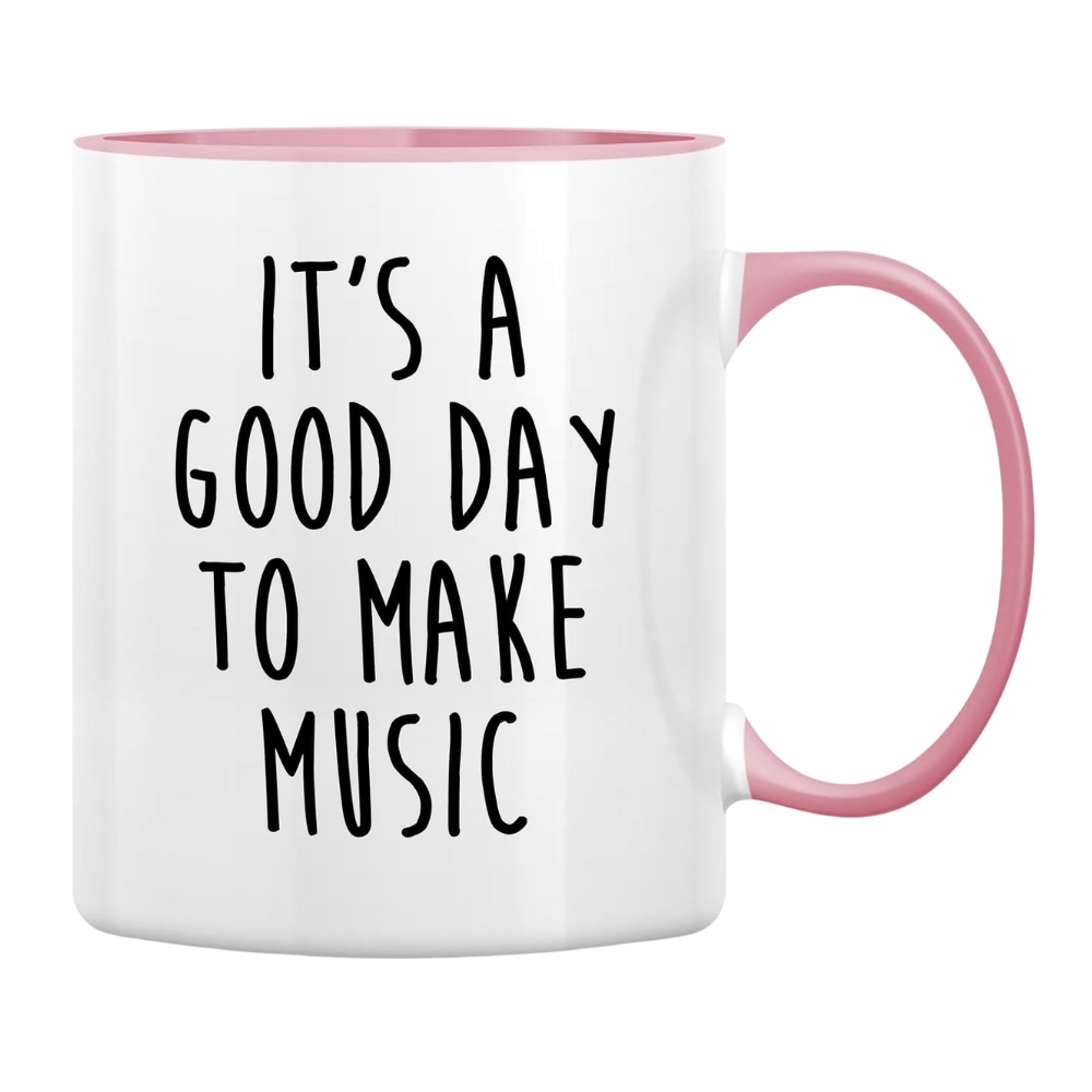 Ceramic Mug - Make Music - 11 Oz Coffee Cup for Music Lovers - Birthday, Holidays Gift