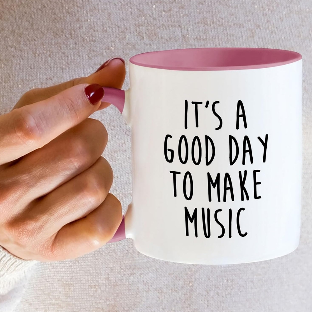 Ceramic Mug - Make Music - 11 Oz Coffee Cup for Music Lovers - Birthday, Holidays Gift