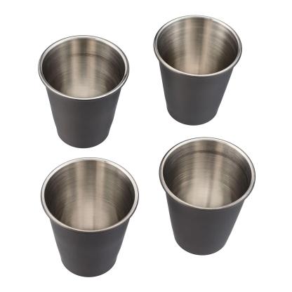 Gunmetal Stainless Steel Glasses-Mineral Mug