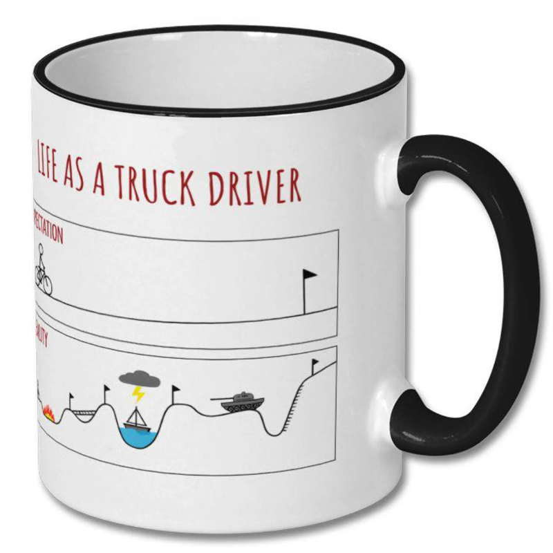 Expectations Vs Reality Truck Driver Funny Gift Truck Driver Gift