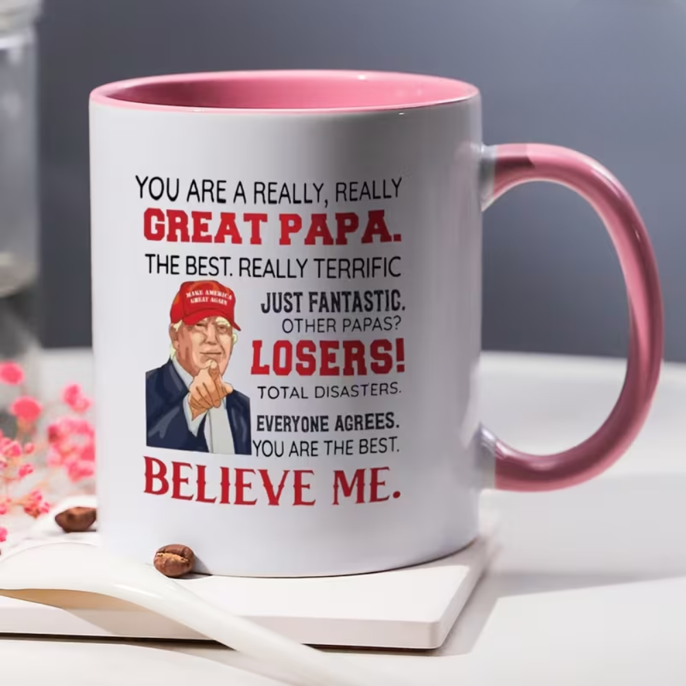11 oz Ceramic Funny Papa Coffee Mug Office Drinkware 1pc