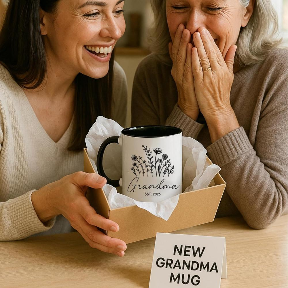 Promoted To Grandmas Mug