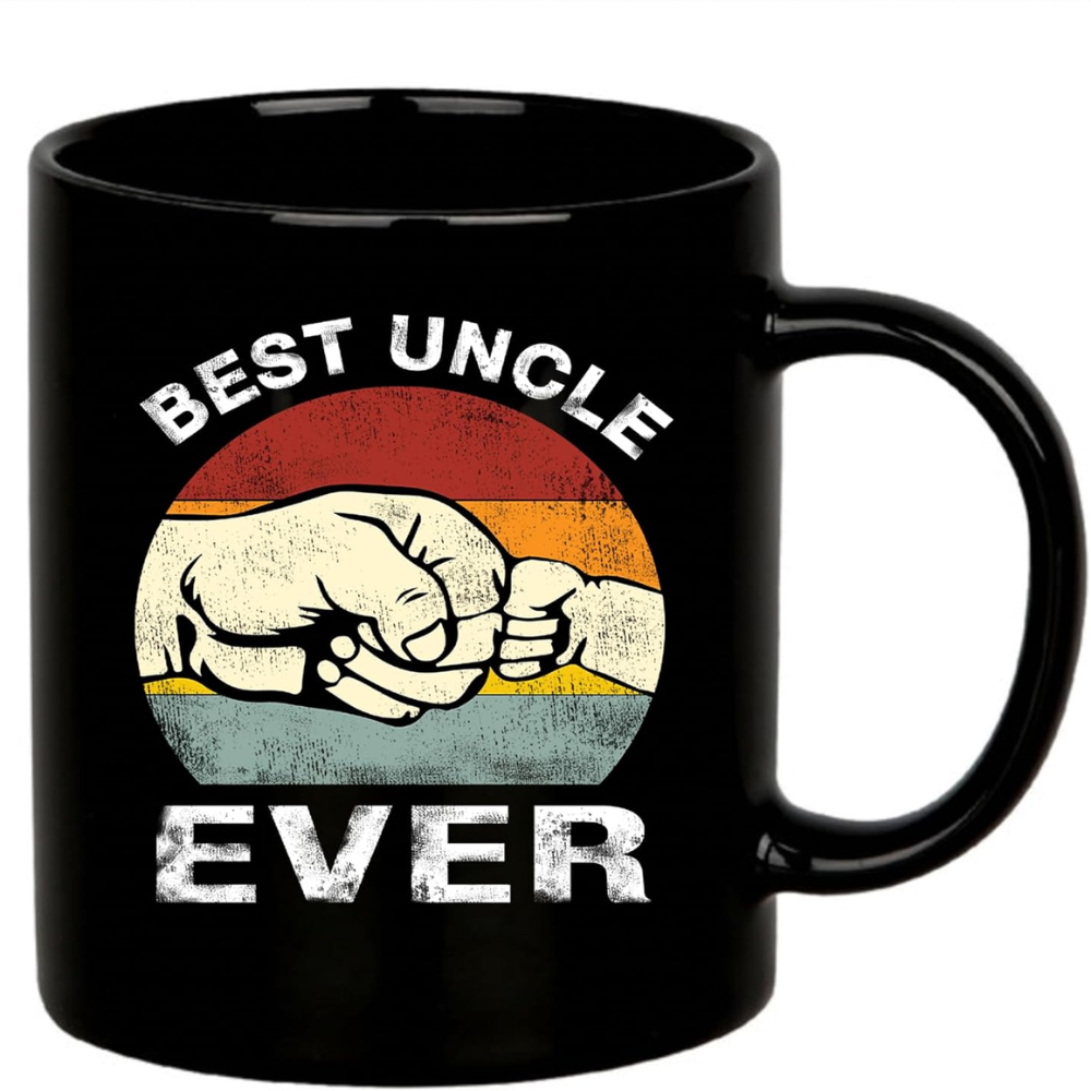 Ceramic Best Uncle Ever Coffee Mug Funny Novelty Drinkware