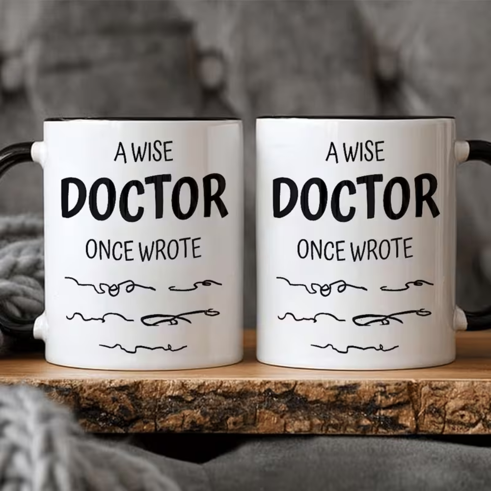 11 oz Ceramic Doctor Quote Coffee Mug Drinkware 1pc